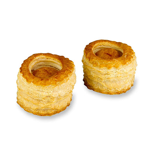 Blätterteig-Königin-Pasteten, ø 6,5 cm, HUG, 2,25 kg, 90 St