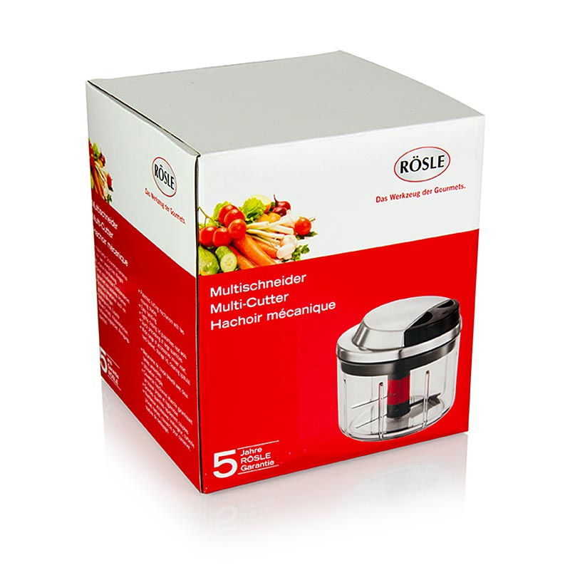 Rösle Multischneider, mit Handzug, Kunststoff/Edelstahl, 600 ml, 1 St