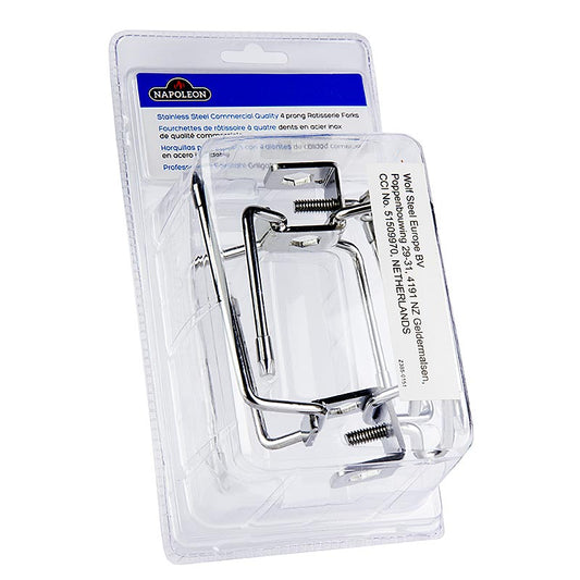 Napoleon Grillzubehör - Drehspieß Fleischklammern Set, 2 St