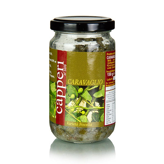 Azienda Agricola - Kapern, klein, ø 7-8mm, in Meersalz, Caravaglio, 150 g