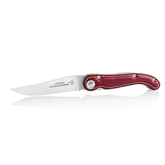 Taschenmesser, rotes Leder, Laguiole (1.10.171.04), 1 St