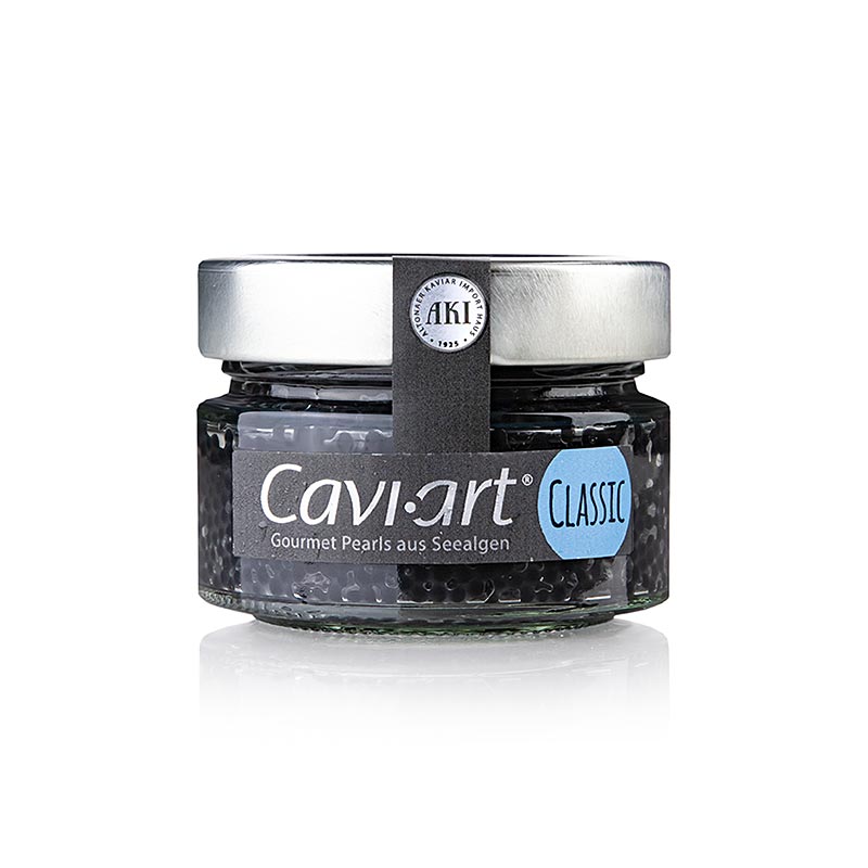 AKI - Cavi-Art® Algen-Kaviar, schwarz, vegan, 100 g