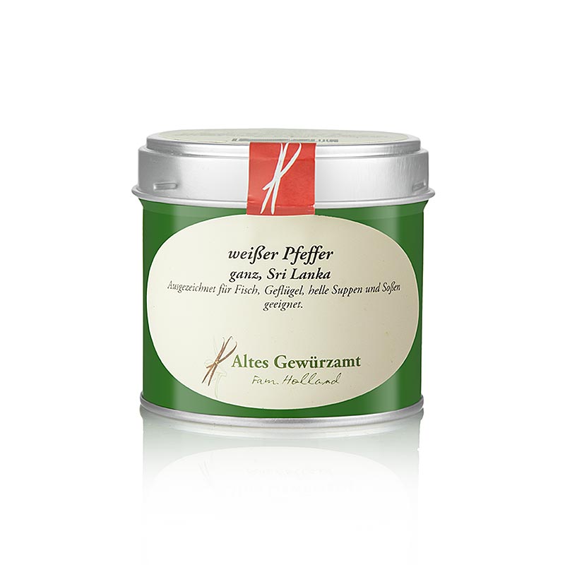Weisser Pfeffer ganz, Sri Lanka, Altes Gewürzamt, 90 g