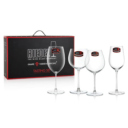 Riedel Veritas Glas - Verkostungs Set 2x Weiß & Rot (5449/47), im Geschenkkarton