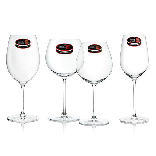 Riedel Veritas Glas - Verkostungs Set 2x Weiss & Rot (5449/47), im Geschenkkarton, 4 St