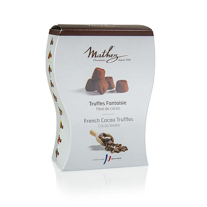 Trüffelkonfekt - Pralinen, Mathez, mit Kakaobohnensplittern, 250 g