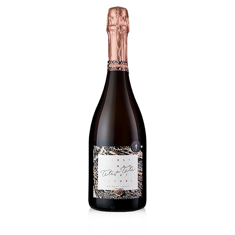 "Tête à Tête" Cremant, brut nature, 12,5 % vol. Martin Fürst, 750 ml