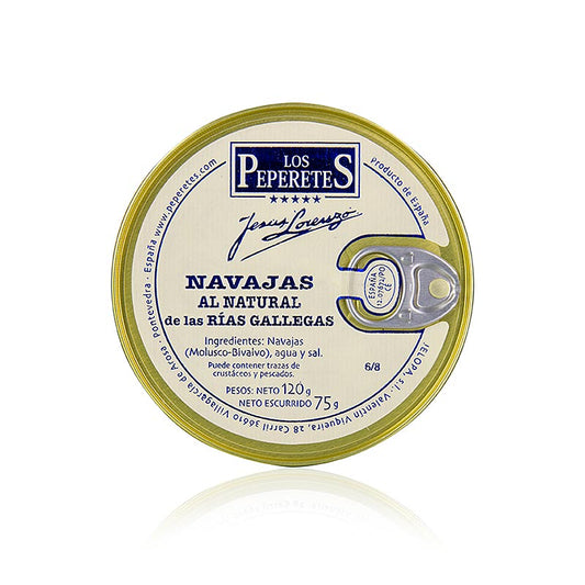 Schwertmuscheln - Navaja de Finisterre, Jelo, Los Peperetes, 120 g