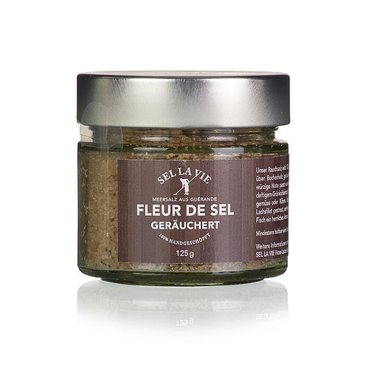 Fleur de Sel, geräuchert, Sel la Vie, 125 g