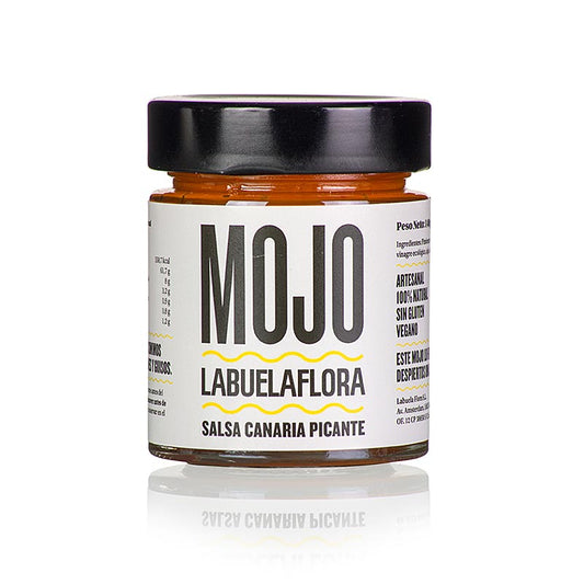 Innova Food Abona - Mojo Picante, kanarische rote pikante Salsa, Labuelaflora, 140 g