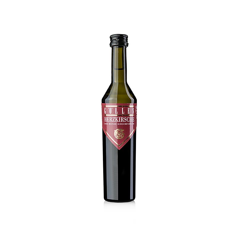 Herzkirschen - Edelbrand, 43% vol., Miniatur, Gölles, 50 ml