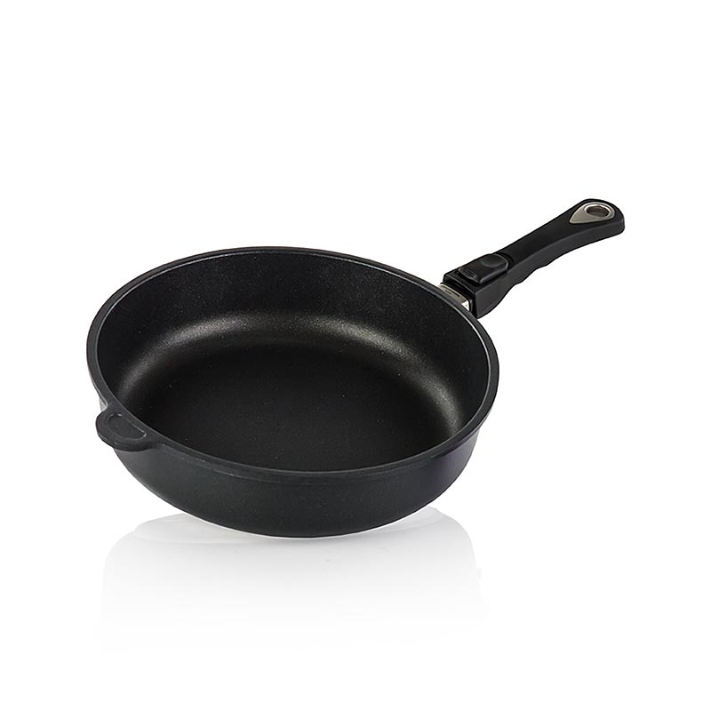 AMT Gastroguss, Schmorpfanne, Induktion, ø 28cm, 7cm hoch, mit abnehmbarem Griff