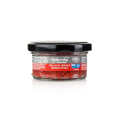 Herings Perlen, rot, wie Kaviar/ Sphären, Spherika Gourmet, 50 g
