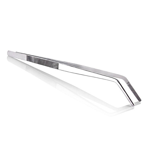 Grill Pinzette, gerade mit abgeknickter Spitze, 35 cm, Edelstahl, Triangle Tools, 1 St