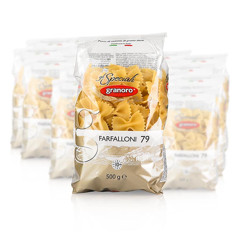 Granoro Dedicato - Farfalloni, Schleifen, No.79, 10 kg, 20 x 500 g