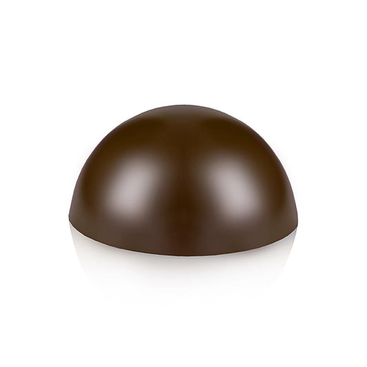 Schokoform Halbkugel, groß, dunkel, ø 80x40mm, 900 g, 45 St