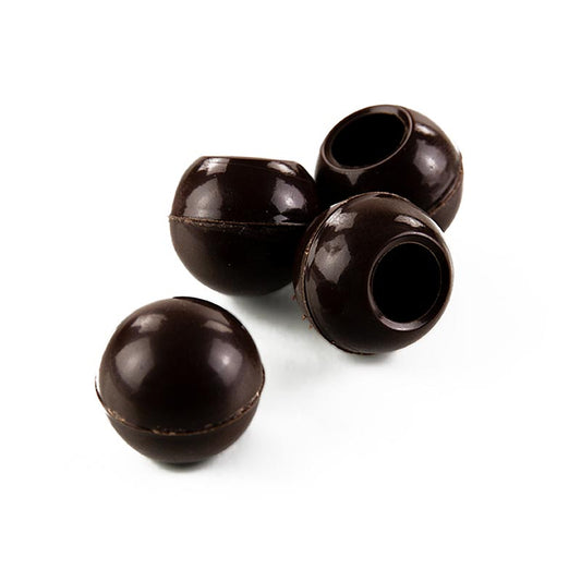 Trüffel-Hohlkugeln, Zartbitterschokolade, ø 26 mm, Läderach, 1,644 kg, 567 St