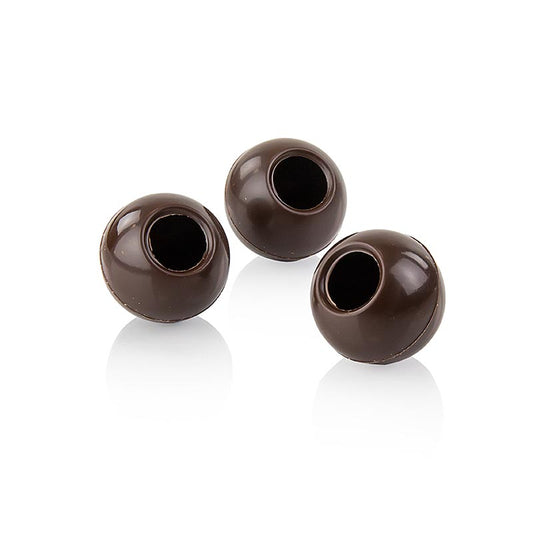 Trüffel-Hohlkugeln, Zartbitterschokolade, ø 29 mm, Läderach, 1,436 kg, 378 St