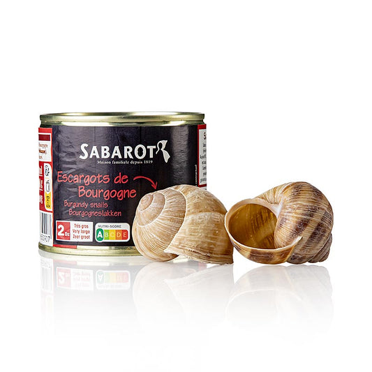SABAROT WASSNER - Schnecken Set - Helix Pomatia, 24 Stück + 24 Schneckenhäuser, 200 g, 24 St