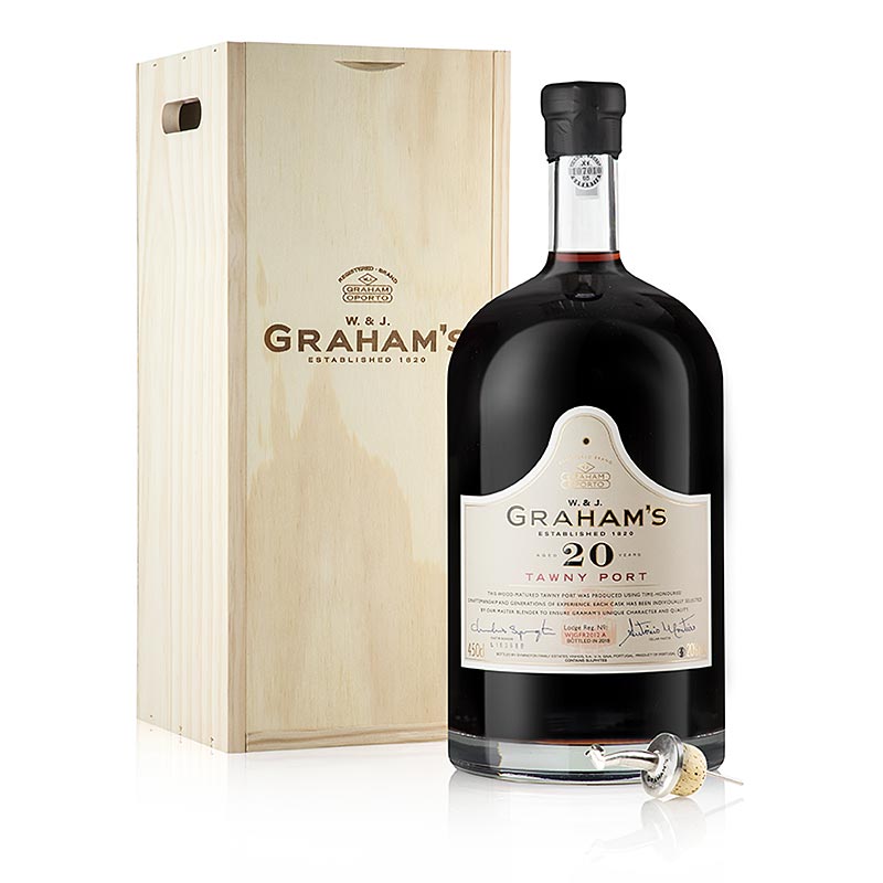 Graham´s - 20 Years old Tawny Port Portwein, 20 % vol., 4,5l Jeroboam, 4,5 l