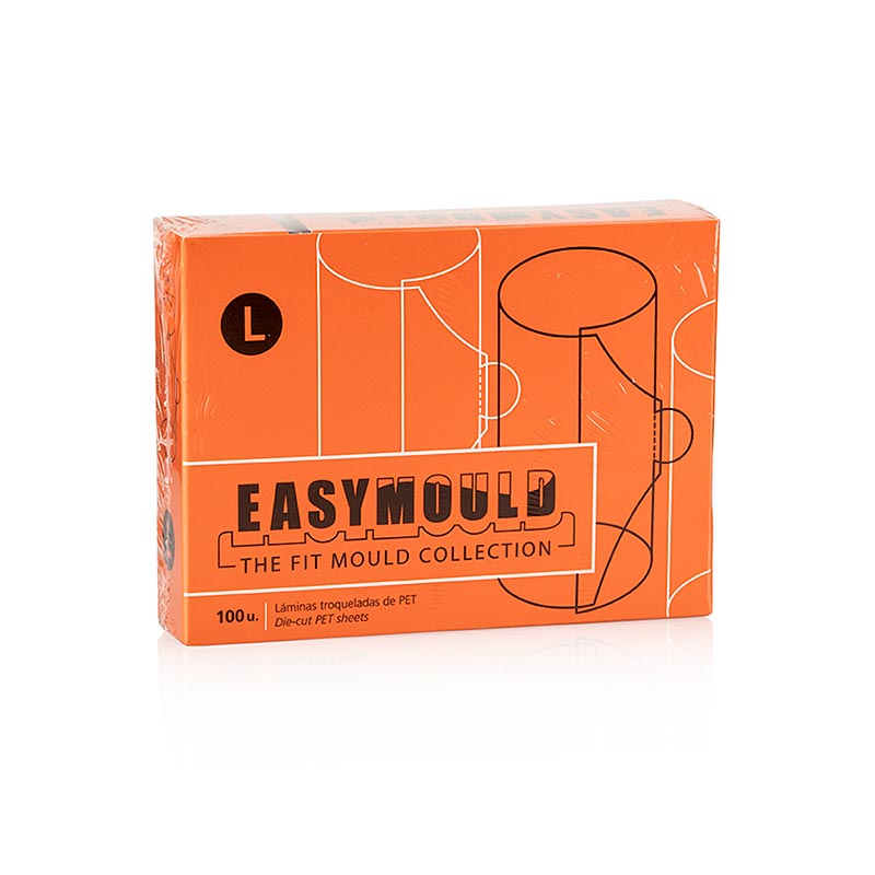Easymould Rendondo Folien, rund, ø25x80 mm, 100% Chef (60/0006), 100 St