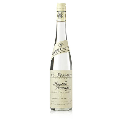Massenez Eau-de-ViePrunelle Sauvage Prestige, Schlehe, 43% vol., Elsass, 700 ml