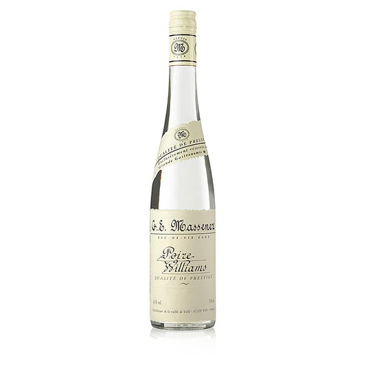 Massenez Eau-de-Vie Poire Williams Prestige, Williamsbirne, 43% vol., Elsass, 700 ml