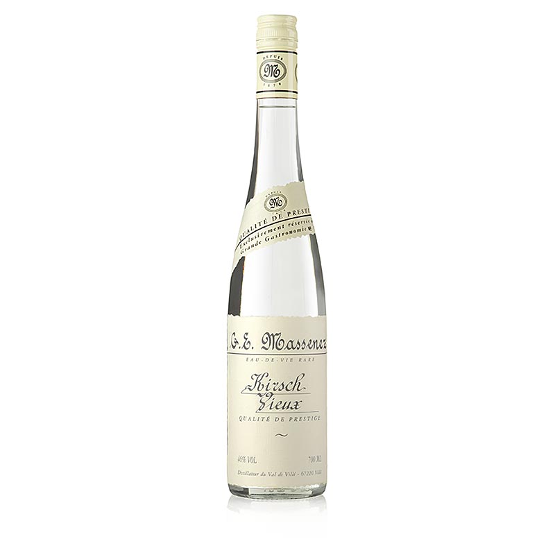 Massenez Eau-de-Vie Kirsch Vieux Prestige, Kirsche, 46% vol., Elsass, 700 ml