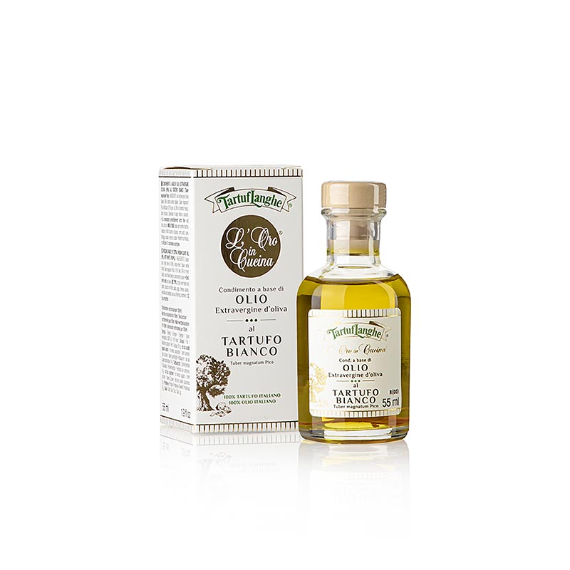 Tartuflanghe Natives Olivenöl Extra L´Oro in Cucina m. weissem Trüffel & Aroma 55 ml