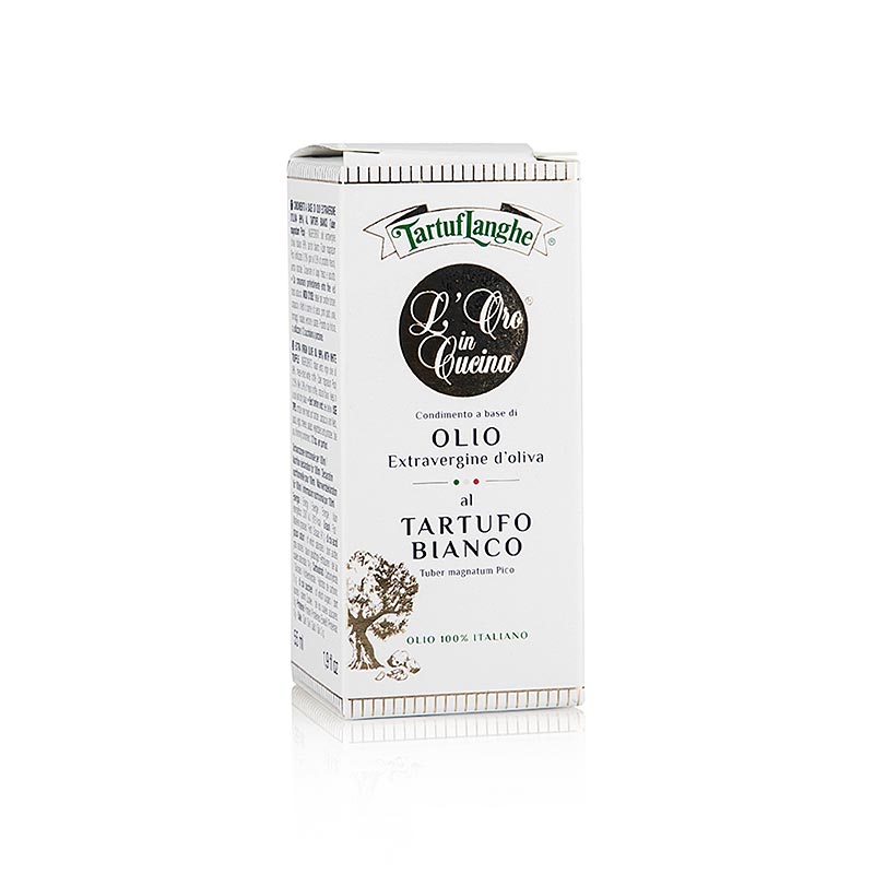 Tartuflanghe Natives Olivenöl Extra L´Oro in Cucina m. weißem Trüffel & Aroma 55 ml
