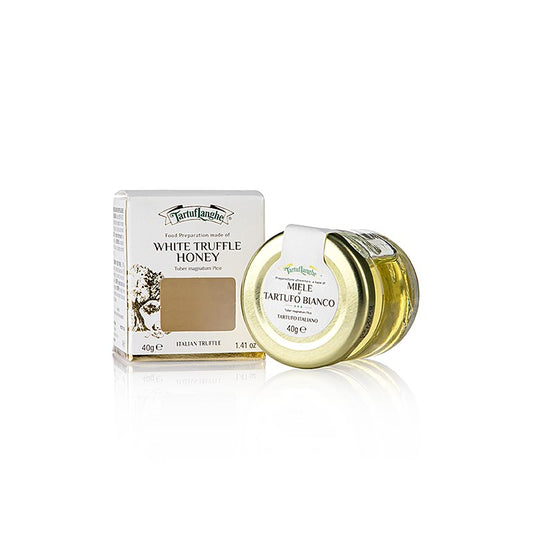 Tartuflanghe  Akazienhonig, hell, mit weißem Trüffel & Aroma, 40 g