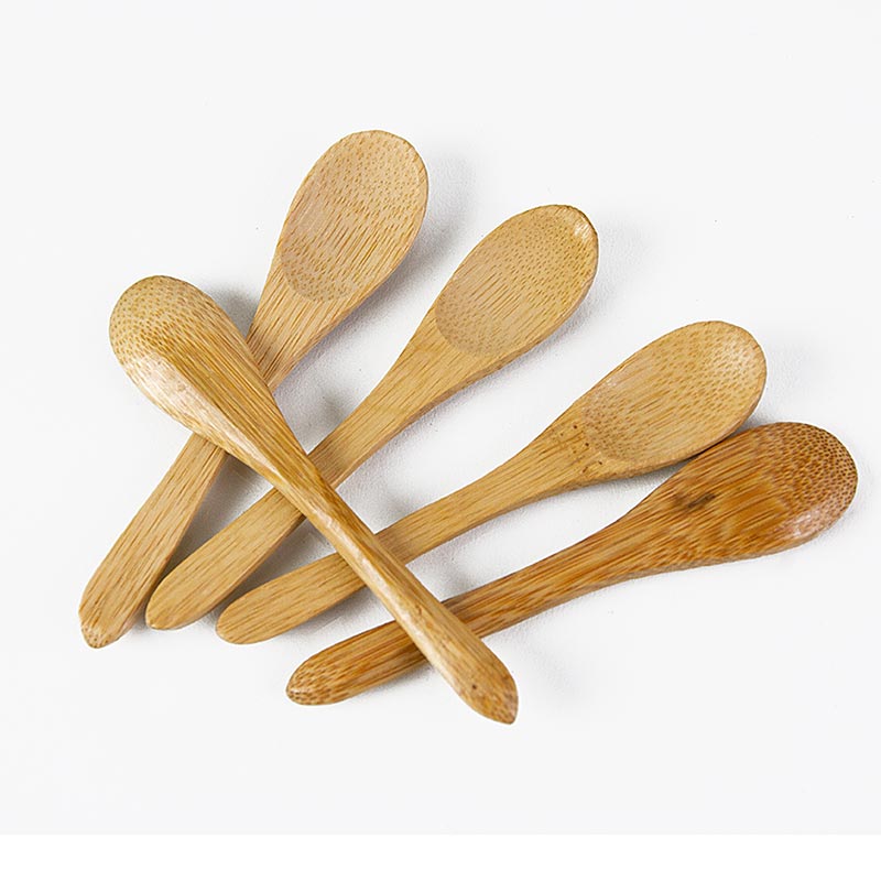 Oxstal - Mehrweg Bambuskaffeelöffel, dunkel-braun, 9cm, spülmaschinenfest