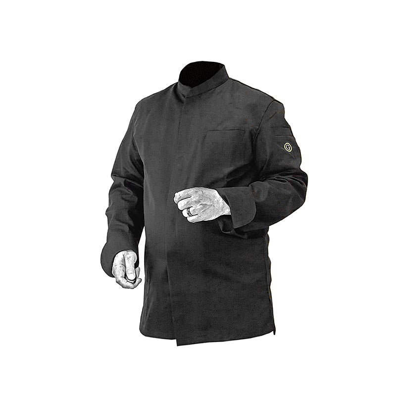 Kochjacke Herren "Cannes", schwarz, Größe XS, Gillich, 1 St