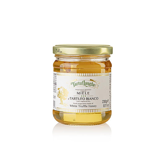 Tartuflanghe  Akazienhonig, hell, mit weißem Trüffel & Aroma, 230 g