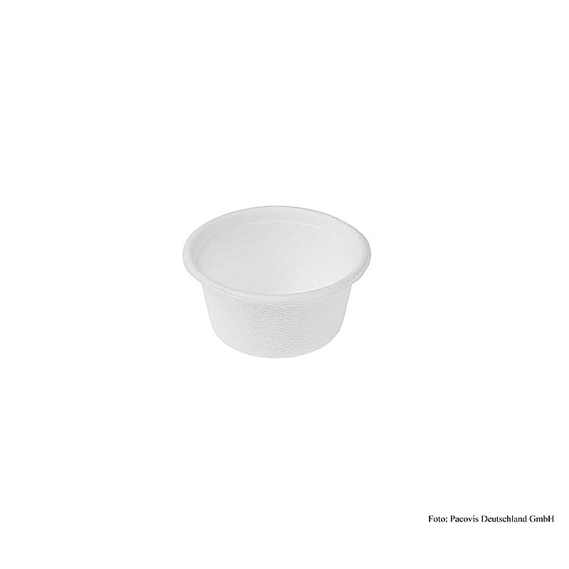 Einweg Naturesse Mini Becher Rund, 60ml, 4x5x3cm, Zuckerrohr, 100 St