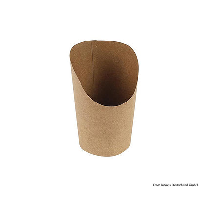 Einweg Naturesse Take Away Wrap Becher, Kraft/PLA, 360ml, 8,5/6x12cm, 50 St