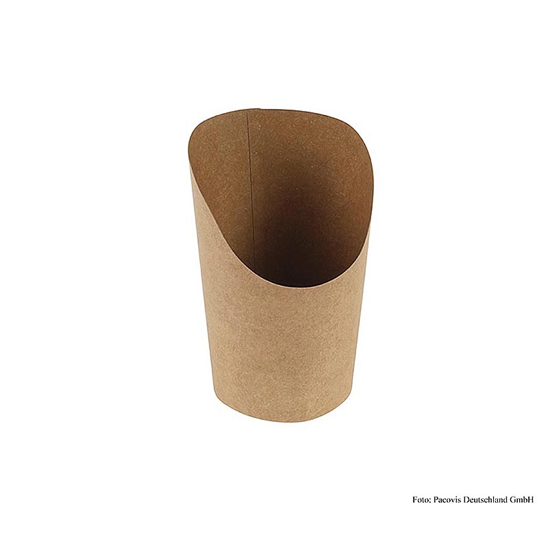 Einweg Naturesse Take Away Wrap Becher, Kraft/PLA, 360 ml, 8,5/6x12 cm, 50 St