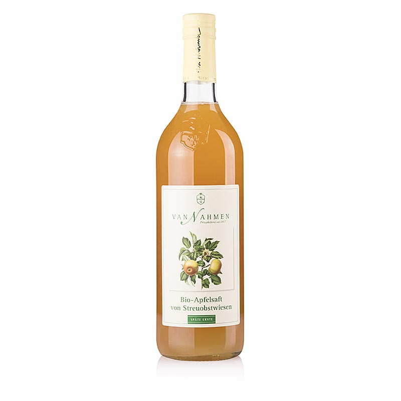 Streuobstwiesen Apfelsaft, Späte Ernte, 100% Direktsaft, van Nahmen, BIO, 750 ml