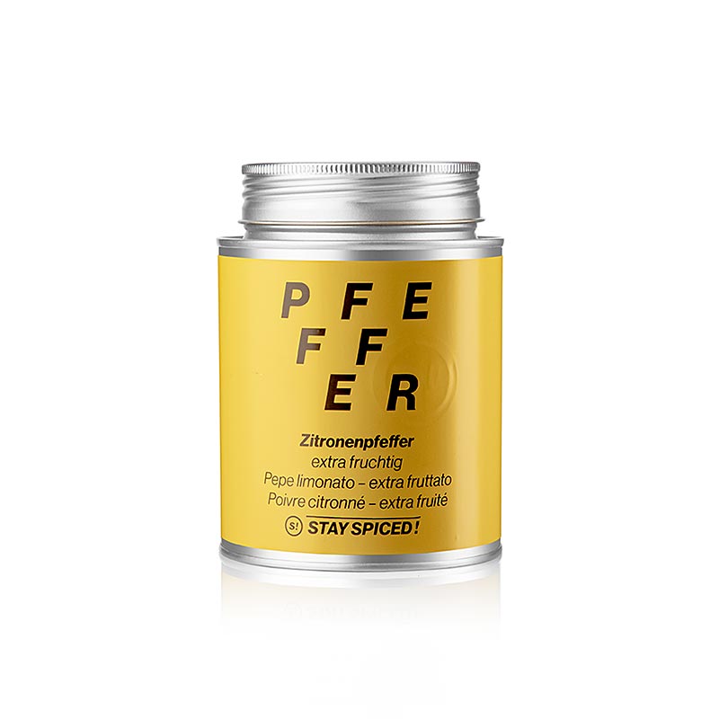 Stay Spiced! Zitronenpfeffer "extra fruchtig", Gewürzzubereitung, Streudose, 440 g