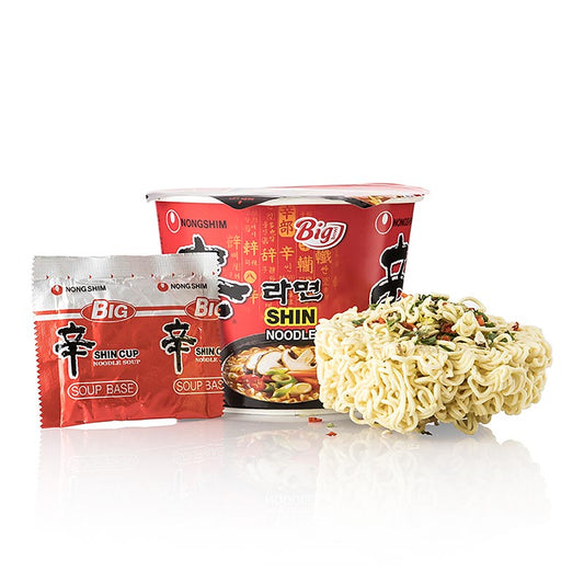 Instant Cup Nudeln Ramyun Shini Big Bowl, sehr scharf, Nong Shim, 114 g