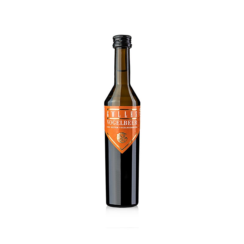 Vogelbeer - Edelbrand, 43% vol., Miniatur, Gölles, 50 ml