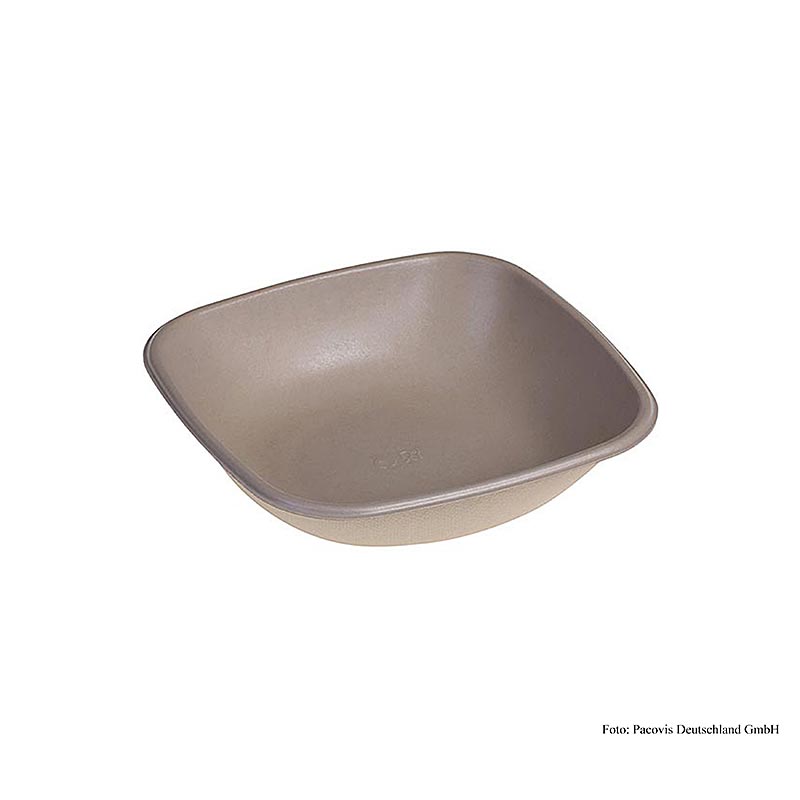 Einweg Naturesse Take Away Bowle (Schale) quad., 17x17x4 cm, 500 ml, 500 St