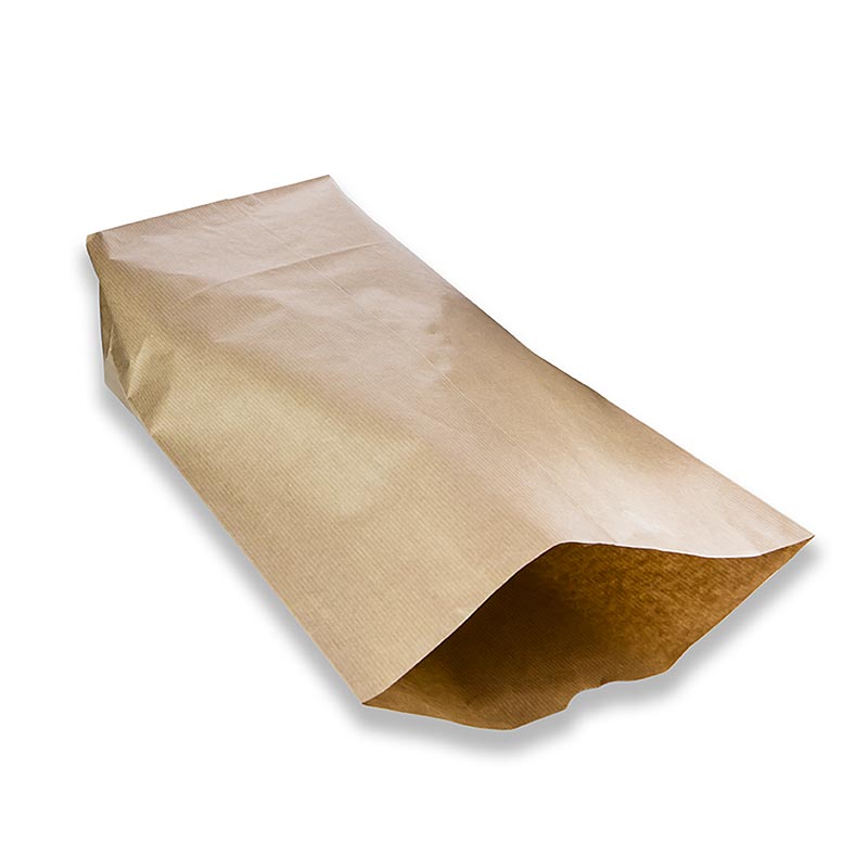 Kreuzbodenbeutel, Papier, braun, 44x28x1 cm, 250 St