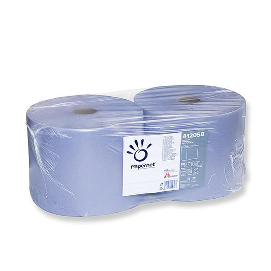 Franz Mensch - Putzpapierrolle, blau, 2-lagig, 22x38cm, 2 St