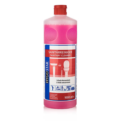 Hygo-Star, 5-fach Sanitärreiniger, Konzentrat, Rosa, 1 l