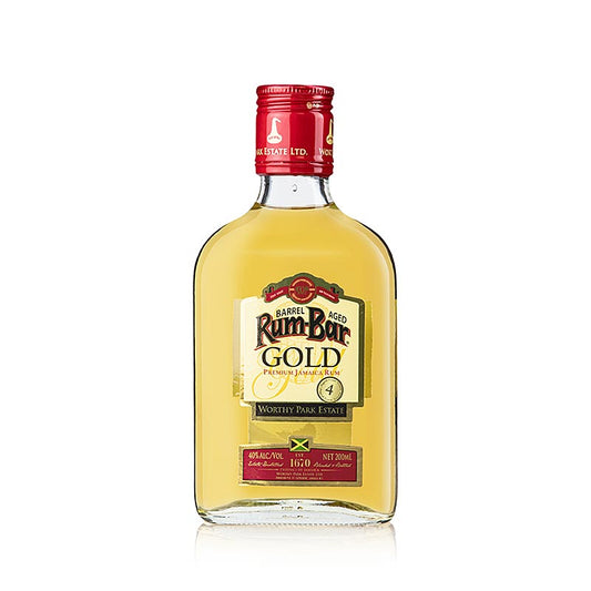 Worthy Park Rum Bar Gold 40% vol., Jamaika, 200 ml