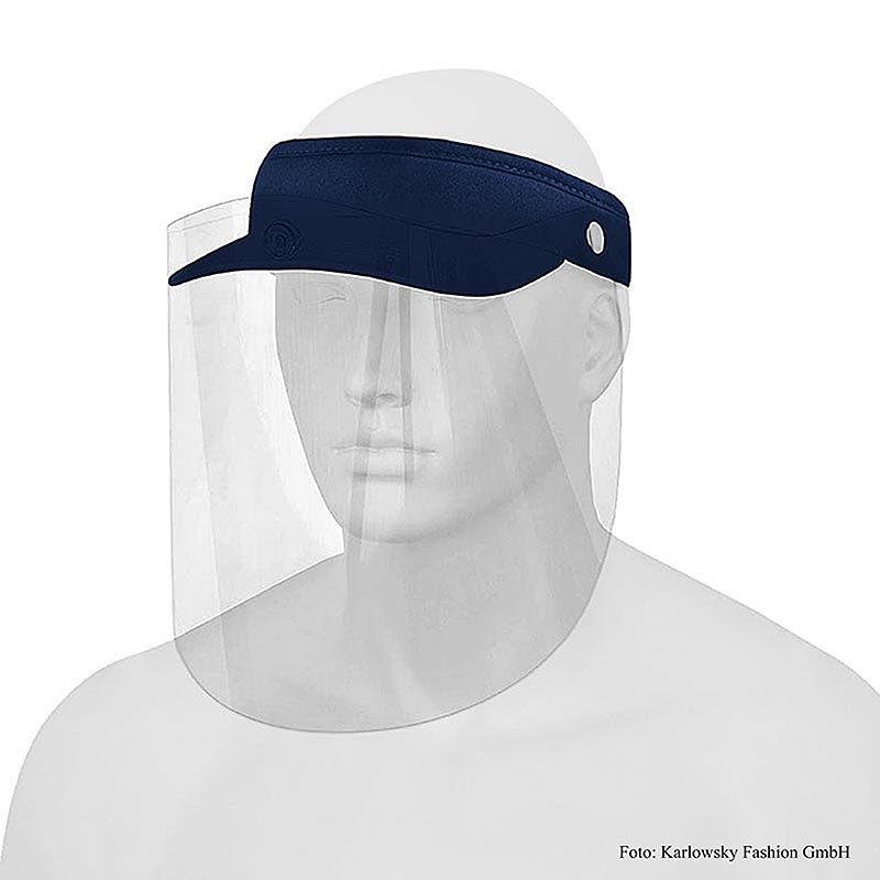 Activity Cap mit abnehmbarem Visierschild, grössenverstellbar, marine, 1 St