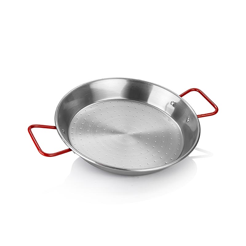 deBUYER Viva Espana Paella Pfanne, rote Griffe, 28 cm (5026.28N), 1 St