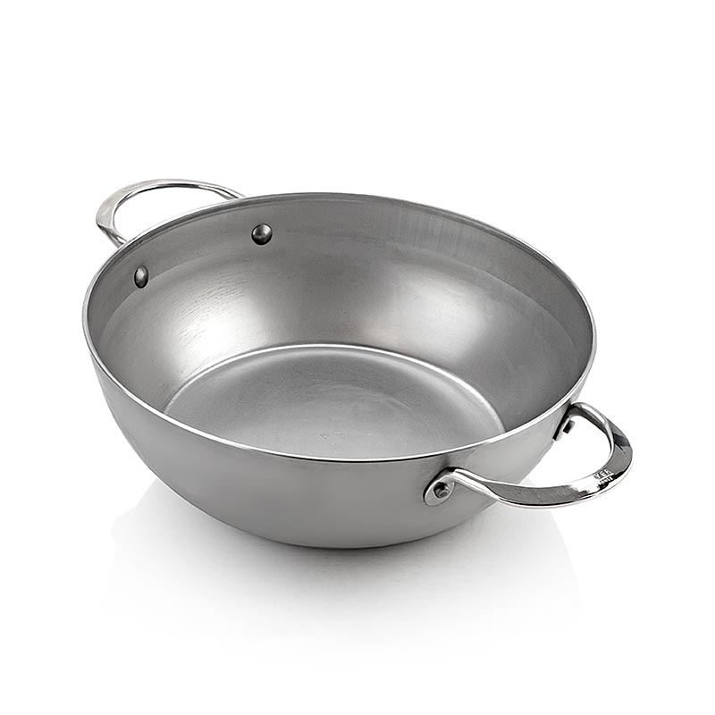 deBUYER Mineral B Element Bauerntopf / Bratpfanne, 28cm, 2 Griffe, (5654.28), 1