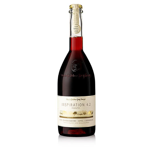 Jörg Geiger "Inspiration 4.2" -Johannisbeere Apfel Brombeere, still, alkoholfrei, 750 ml